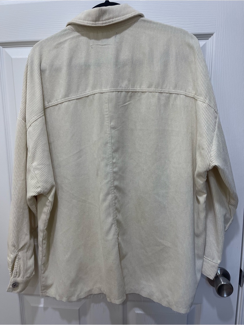 Forever 21 Cream Corduroy Button-Up Jacket - Picture 2 of 3